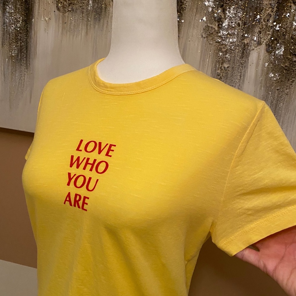 LOVE WHO YOU ARE (fitted t-shirt) ✨